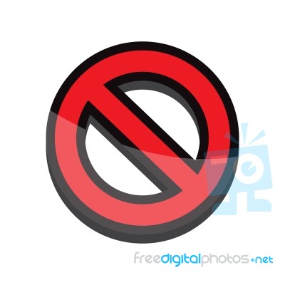 Stop Sign Icon  Illustration Eps 10 Stock Image