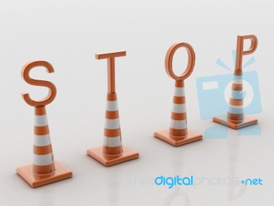 Stop Signal Stock Image