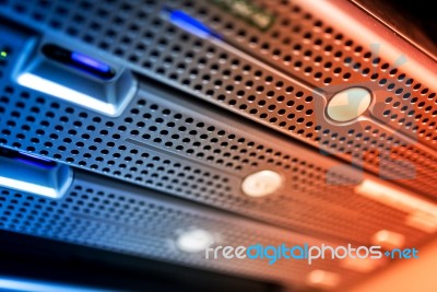 Storage Servers In Data Room Domestic Room Stock Photo Storage Servers In Data Room Domestic Room Stock Photo