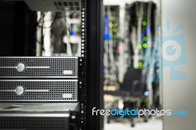 Storage Servers In Data Room Domestic Room Stock Photo Storage Servers In Data Room Domestic Room Stock Photo
