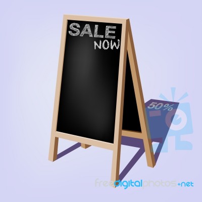 Storefront Chalkboard Labels Stock Image