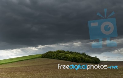 Stormy Landscape Stock Photo