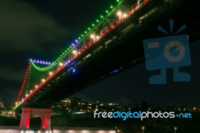 Story Bridge In Brisbane, Queensland Stock Photo