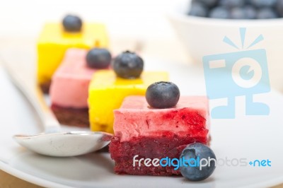 Strawberry And Mango Mousse Dessert Cake Stock Photo Strawberry And Mango Mousse Dessert Cake Stock Photo