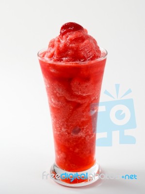 Strawberry Juice Stock Photo