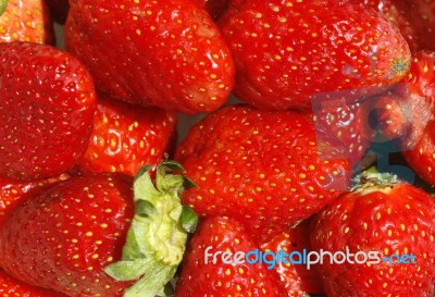 Strawberry Pattern Stock Photo