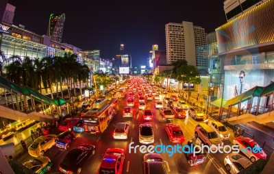 Streets Of Bangkok Stock Photo