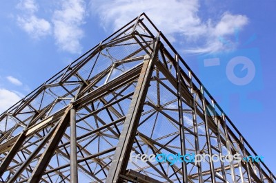 Structural Steel Stock Photo