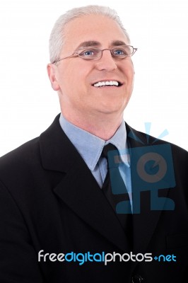 Successful Senior Business Man Stock Photo