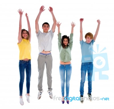 Successful Young Teenagers Stock Photo