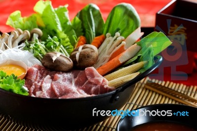 Sukiyaki Stock Photo