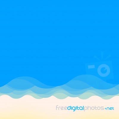 Summer Beach Stock Image