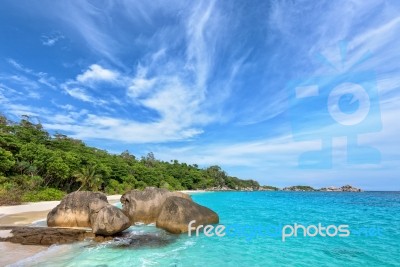 Summer Sea In Thailand Stock Photo