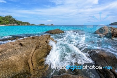 Summer Sea In Thailand Stock Photo