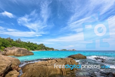 Summer Sea In Thailand Stock Photo