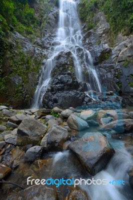 Sunanta Waterfall Is In Nakhon Si Thammarat,thailand Stock Photo