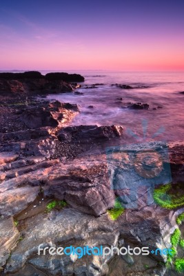 Sunrise In Malahide Stock Photo