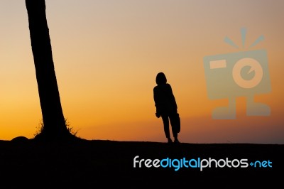 Sunset Stock Photo