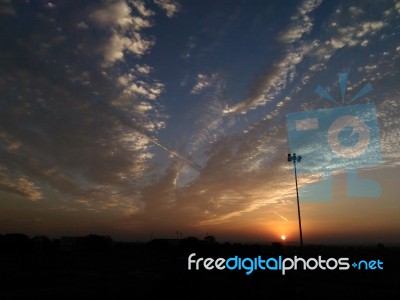 Sunset Stock Photo
