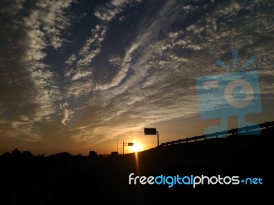 Sunset Stock Photo