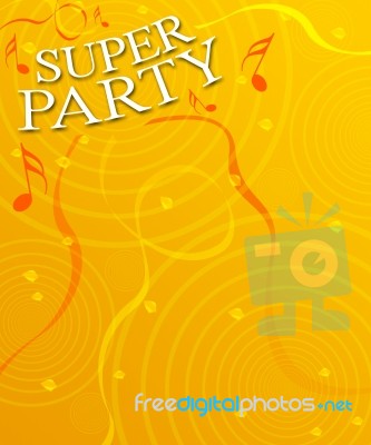 Super Party Stock Image