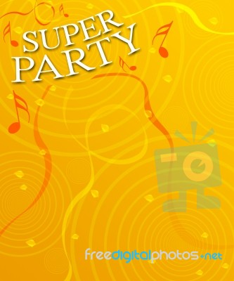 Super Party Stock Image