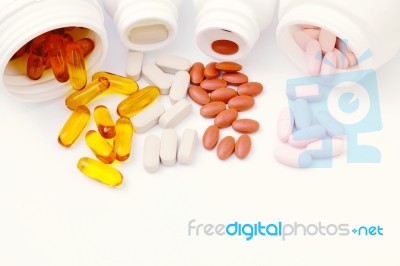 Supplements Stock Photo