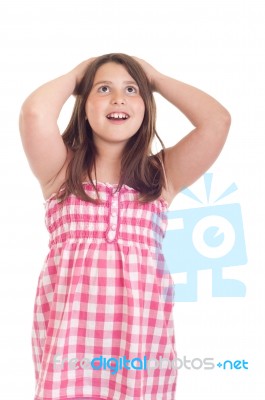 Surprised Girl Stock Photo