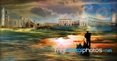 Surreal Travel Stock Photo