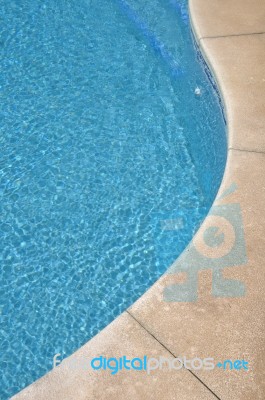 Swimming Pool Side Stock Photo