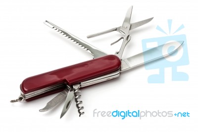 Swiss Army Knife Stock Photo