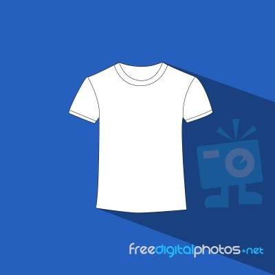 T-shirt  Icon Stock Image