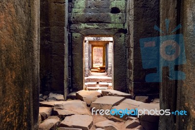 Ta Prohm, Angkor Wat In Cambodia Stock Photo Ta Prohm, Angkor Wat In Cambodia Stock Photo