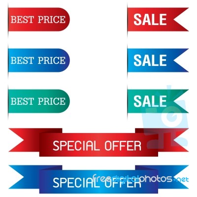 Tab Banner And Special Offer Of Ribbon Design Isolated On Background Stock Image Tab Banner And Special Offer Of Ribbon Design Isolated On Background Stock Image