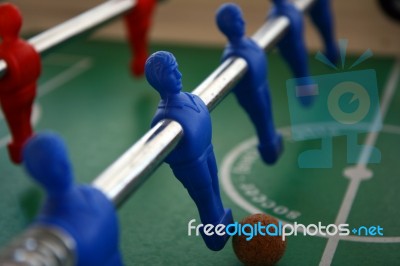Table Football Stock Photo