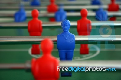 Table Football Stock Photo