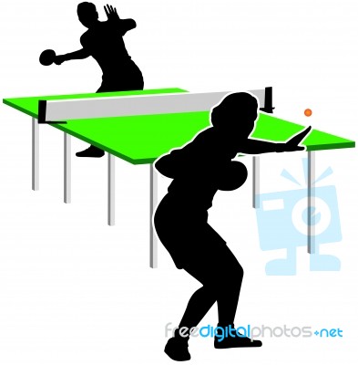 Table Tennis Stock Image