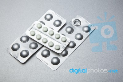 Tablet In Blister Packs Stock Photo