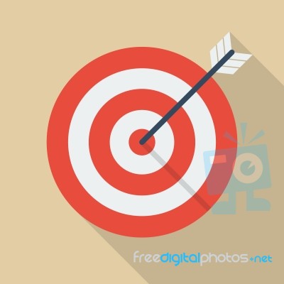Target And Arrow Stock Image