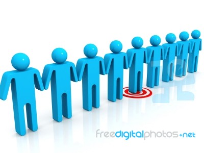 Target Marketing  Stock Image
