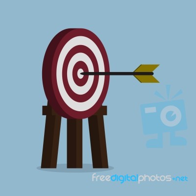 Target With Arrow Stock Image