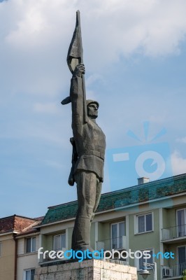 Targu Mures, Transylvania/romania - September 17 : Statue Of The… Stock Photo