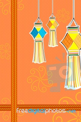 Tassels Or Diwali Lanterns Stock Image