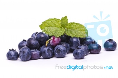 Tasty Blueberries Stock Photo