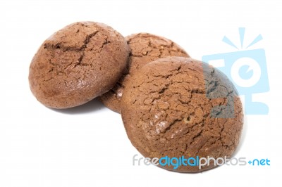 Tasty Carob Cookies Stock Photo