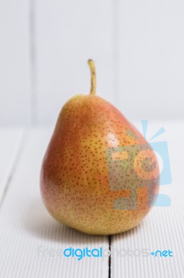 Tasty Portuguese Pear Stock Photo
