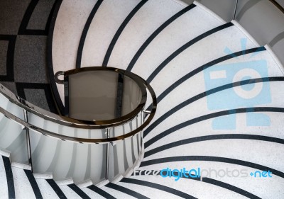 Tate Britain Spiral Staircase In London Stock Photo