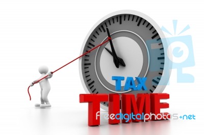 Tax Time Stock Image