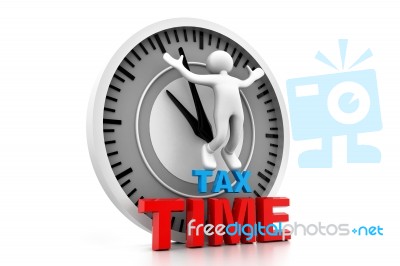 Tax Time Stock Image