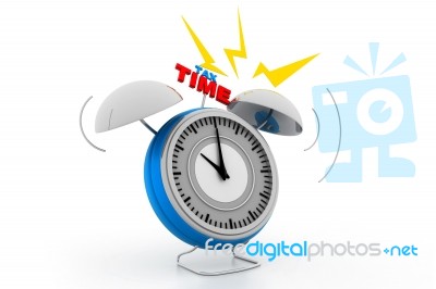 Tax Time Alarm Stock Image